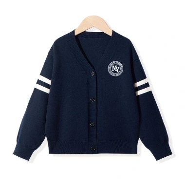 Áo khoác Cardigan dệt kim bé gái Preppy, áo len dài tay giảm giá 250.000