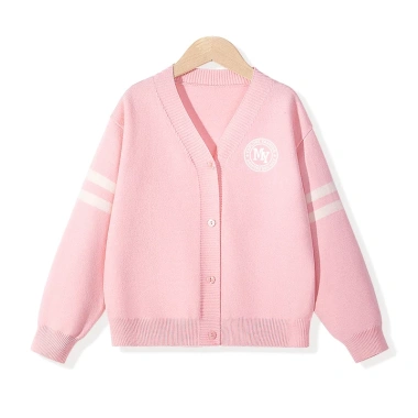 Áo khoác Cardigan dệt kim bé gái Preppy, áo len dài tay giảm giá 250.000