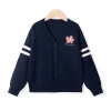 Áo khoác Cardigan dệt kim bé gái Preppy, áo len trẻ em in hoa – giá 250k 6