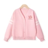 Áo khoác Cardigan dệt kim bé gái Preppy, áo len trẻ em in hoa – giá 250k 7