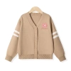 Áo khoác Cardigan dệt kim bé gái Preppy, áo len trẻ em in hoa – giá 250k 9
