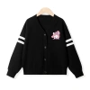 Áo khoác Cardigan dệt kim bé gái Preppy - In hình trái tim, ấm áp, giá 250k 8