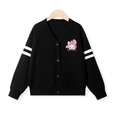 Áo khoác Cardigan dệt kim bé gái Preppy - In hình trái tim, ấm áp, giá 250k