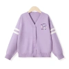 Áo khoác cardigan dệt kim bé gái Preppy in họa tiết Kuromi – 250.000₫ 6