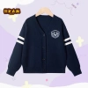 Áo khoác Cardigan dệt kim bé trai Preppy lông vũ Unisex - Giá ưu đãi 235.200₫