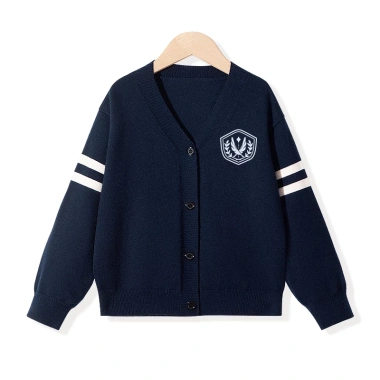 Áo khoác Cardigan dệt kim bé trai Preppy lông vũ Unisex - Giá ưu đãi 235.200₫ 2