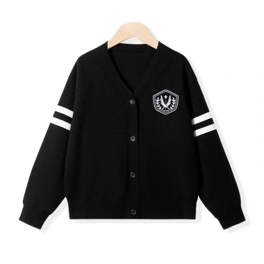 Áo khoác Cardigan dệt kim bé trai Preppy lông vũ Unisex - Giá ưu đãi 235.200₫ 4