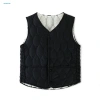 Áo khoác cardigan không tay nữ nhẹ, ấm áp, túi tiện lợi, phong cách châu Á mùa đông 4