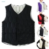 Áo khoác cardigan không tay nữ nhẹ, ấm áp, túi tiện lợi, phong cách châu Á mùa đông 6