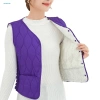 Áo khoác cardigan không tay nữ nhẹ, ấm áp, túi tiện lợi, phong cách châu Á mùa đông 7