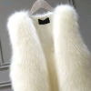Áo khoác cardigan không tay phủ lông nhân tạo ấm áp mùa đông cho nữ - 389.444₫ 5