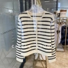 Áo khoác cardigan len kẻ sọc ngang đen trắng Hàn Quốc 189.000 (KS2.288) 2