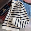 Áo khoác cardigan len kẻ sọc ngang đen trắng Hàn Quốc 189.000 (KS2.288) 5