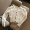 Áo khoác cardigan len lông thỏ ngắn phong cách tiểu thư Hàn Quốc sang chảnh KUNKUN SP25 199.000 VND 7