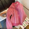 Áo khoác cardigan len nữ cổ tròn kẻ sọc tiểu thư sang chảnh KUNKUN SP26 giá 139k 8