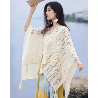 Áo Khoác Cardigan Ren Dệt Kim Dáng Rộng Vintage, Mỏng Mềm, Dễ Phối – 82.000₫ (Giảm 21%)