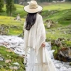 Áo Khoác Cardigan Ren Dệt Kim Dáng Rộng Vintage, Mỏng Mềm, Dễ Phối – 82.000₫ (Giảm 21%) 6