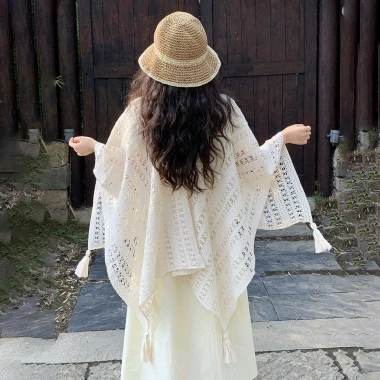 Áo Khoác Cardigan Ren Dệt Kim Dáng Rộng Vintage, Mỏng Mềm, Dễ Phối – 82.000₫ (Giảm 21%)