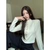 Áo khoác cardigan tay dài croptop basic khuy mạ đồng sang chảnh NGOMINH SP221 8