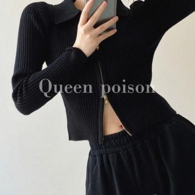 Áo khoác cardigan thu đông QCCC NGOMINH SP227, khóa kéo 2 chiều, giá chỉ 159k