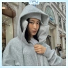 Áo khoác chống nắng Balaclava Ninja hai mũ nỉ bông dày, đa màu - Giá 170.655 VND 2