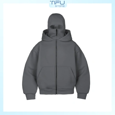 Áo khoác chống nắng Balaclava Ninja hai mũ nỉ bông dày, đa màu - Giá 170.655 VND 10