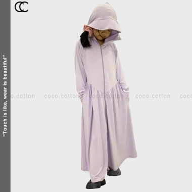 Áo khoác chống nắng bé toàn thân co giãn 4 chiều - Vải ICE TEXT làm mát nhanh CCB23 giá 138k 4