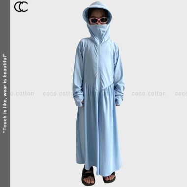 Áo khoác chống nắng bé toàn thân co giãn 4 chiều - Vải ICE TEXT làm mát nhanh CCB23 giá 138k 7