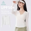 Áo khoác chống nắng FUYOGI SPF50 dài tay, mũ trùm, lỗ ngón cái, nhẹ thoáng khí - 155.000đ