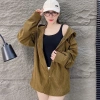 Áo khoác chống nắng Kate nhung gân nón to, vải dày vừa, freesize 40-60, giá 200k 5