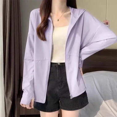 Áo khoác chống nắng lụa băng mùa hè nhẹ cho nữ - UV 100 - Giá 199.800 VND 9