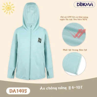 Áo khoác chống nắng mềm mại, co giãn, bảo vệ UV Dokma DA2.165 DA2.724 giá 169.000 VND 2