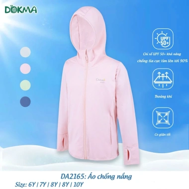 Áo khoác chống nắng mềm mại, co giãn, bảo vệ UV Dokma DA2.165 DA2.724 giá 169.000 VND 5