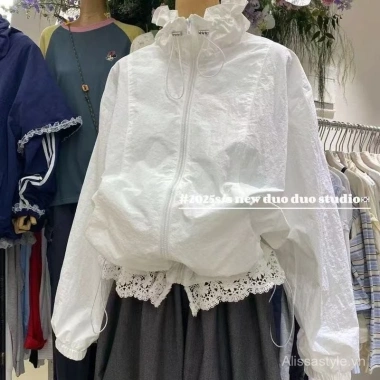 Áo khoác chống nắng mỏng ren – Size lớn, thoáng mát cho mùa hè, giá ưu đãi