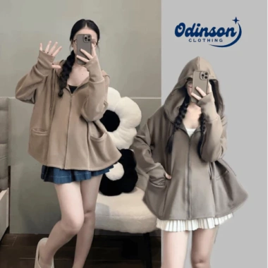 Áo khoác chống nắng Umi cotton dày mịn, form xoè rộng cánh dơi, có túi, UV