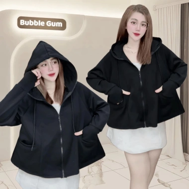 Áo khoác chống nắng Umi cotton dày mịn, form xoè rộng cánh dơi, có túi, UV