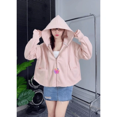 Áo khoác chống nắng Umi cotton dày mịn, form xoè rộng cánh dơi, có túi, UV 7 Áo khoác chống nắng Umi cotton dày mịn, form xoè rộng cánh dơi, có túi, UV 7