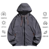 Áo khoác chống nắng UPF50 nam – Thoáng khí, nhẹ, di động, thích hợp đi bộ đường dài 10