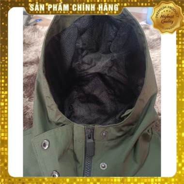 Áo khoác chống nước Hunter cao cấp, thời thượng, chất liệu siêu bền, màu xanh rêu - chỉ 379.000₫