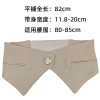 Áo khoác cổ pin vải không đều, thắt lưng rộng, khóa co giãn - 189.200₫ 12