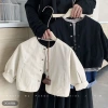 Áo khoác cổ tròn bé trai 2-6 tuổi Nhật Bản, mùa thu nhẹ, phong cách Hàn Quốc cool
