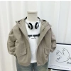 Áo khoác cotton mũ trùm đầu cho bé trai 2-6 tuổi mùa thu, thoáng khí, phong cách nhiệt đới, mát mẻ, thân thiện môi trường 8
