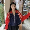 Áo khoác crop top logo thêu form rộng bo xương dây rút MS 02 - Giá 100k, giảm tới 23% thời trang nữ phù hợp mọi dịp 2