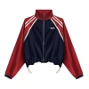 Áo khoác crop top logo thêu form rộng bo xương dây rút MS 02 - Giá 100k, giảm tới 23% thời trang nữ phù hợp mọi dịp 6