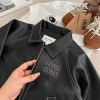 Áo khoác da bé trai mỏng PU thời trang, thoáng khí, nhẹ, đa năng mọi mùa, unisex 6