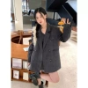 Áo Khoác Dạ Blazer Tweed Nữ Dài - Đi Làm & Đà Lạt Thu Đông CHALI AD2.475 434k 4