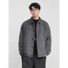 Áo khoác dạ bomber nam YIZHI 2.025 S/S - Cổ caro cao cấp, form rộng streetwear 6
