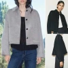 Áo khoác da ép Zara xuất chính hãng - Thiết kế trẻ trung, chất liệu bền, giảm giá chỉ 530.000₫