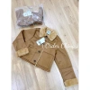 Áo khoác da lộn lót lông cực ấm chuẩn Zara - Giá chỉ 610.000 VND 2