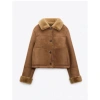 Áo khoác da lộn lót lông cực ấm chuẩn Zara - Giá chỉ 610.000 VND 7